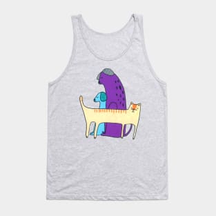 Cats And Dogs Tank Top